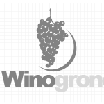 Logo firmy 008 - czarno-białe - Winogrono
