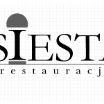 Logo firmy 024 - czarno-białe - Siesta Restauracja