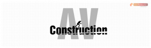 Logo firmy 029 - czarno-białe - AV Construction