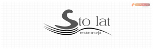 Logo firmy 034 - czarno-biały - Sto lat restauracja