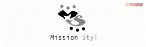 Logo firmy 040 - czarno-białe - Mission Styl