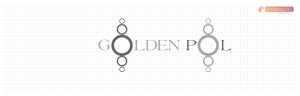 Logo firmy 015 - czarno-biały - Golden Pol