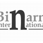 Logo firmy 016 - czarno-białe - Binarne International