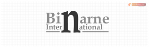 Logo firmy 016 - czarno-białe - Binarne International