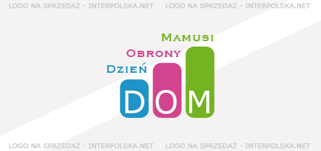 Projekt logo - Dzień Obrony Mamusi (DOM)