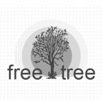 Logo firmy 098 - czarno-białe - Free Tree