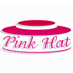 Logo firmy 106 - inny kolor - Pink Hat