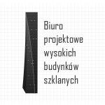 Logo firmy 115 - czarno-biały - Biuro projektowe wysokich budynków szklanych