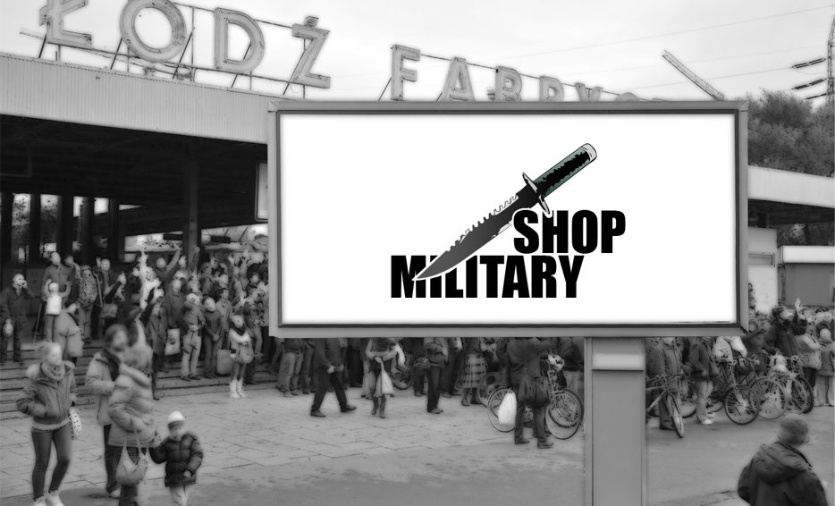 Wizualizacja logo - Shop Military