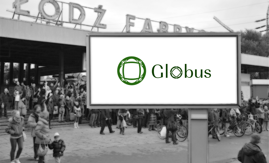 Wizualizacja logo - Logo Globus